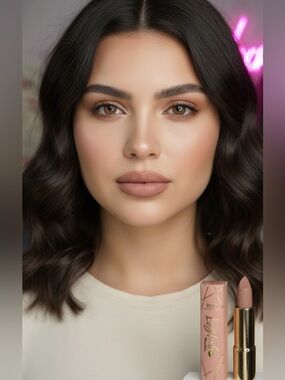 NEW Click Bullet Nude Matte Lipstick by Romantic Beauty #24